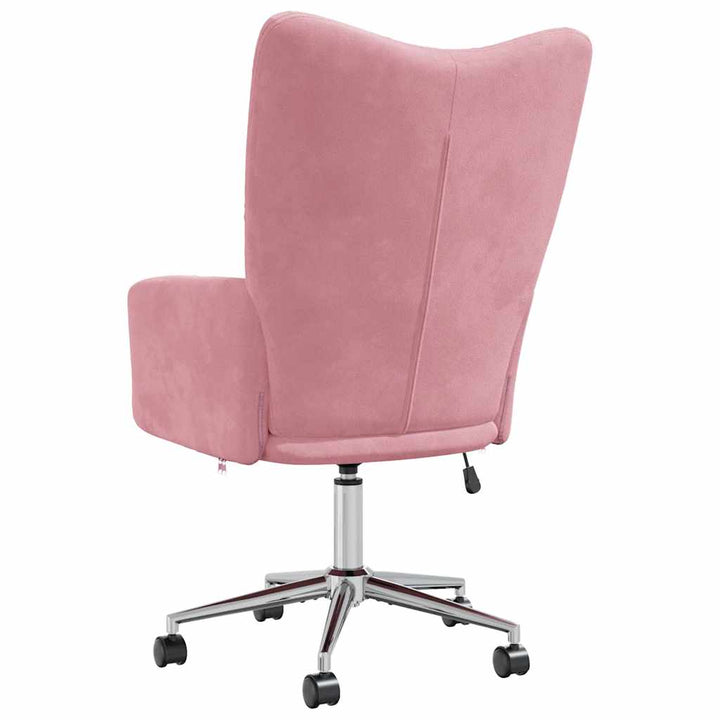 lænestol fløjl pink