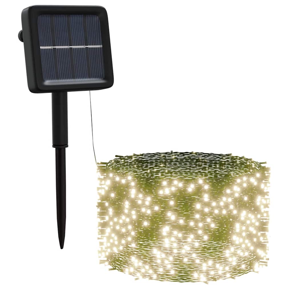 lyskæder 5 stk. 5x200 LED inde/ude soldrevet varm hvid