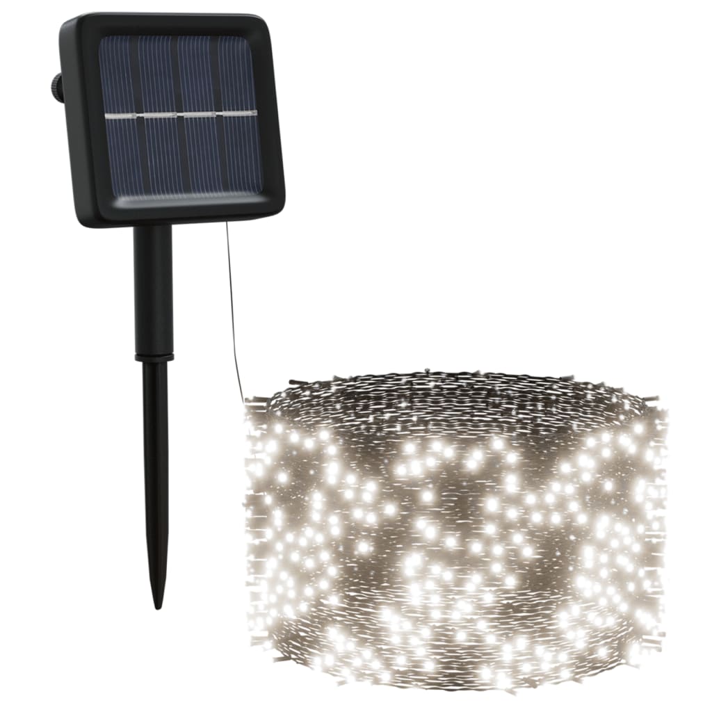 lyskæder 5 stk. 5x200 LED inde/ude soldrevet kold hvid