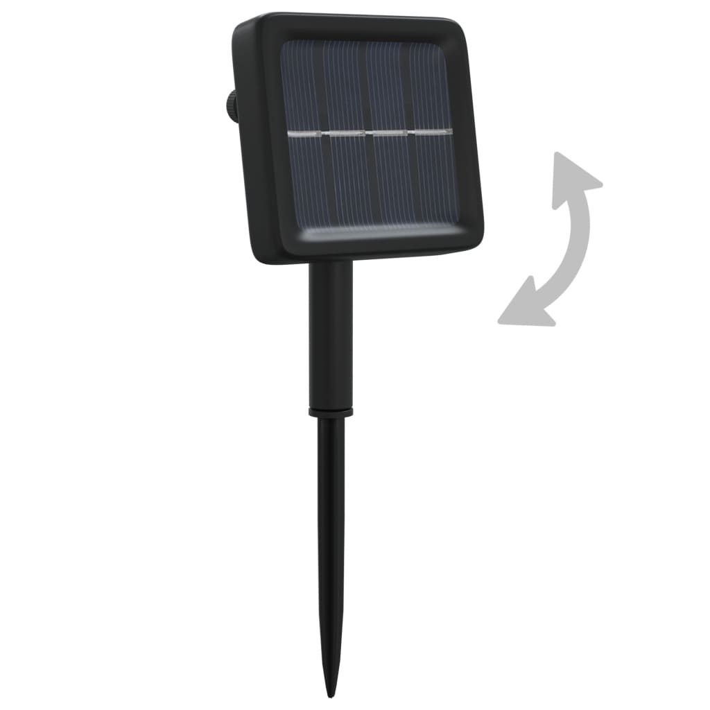 lyskæder 5 stk. 5x200 LED inde/ude soldrevet kold hvid