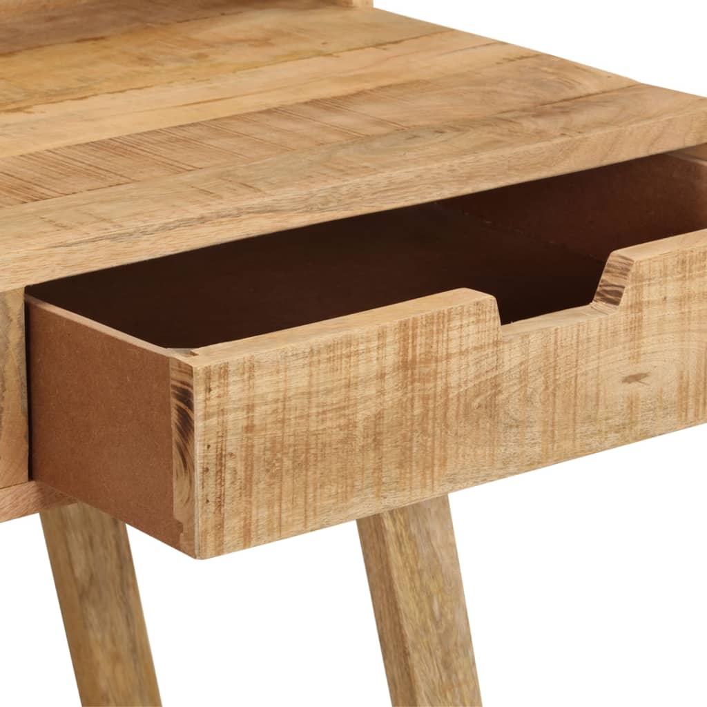 skrivebord 100x45x90 cm massivt ru mangotræ