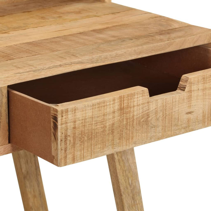 skrivebord 100x45x90 cm massivt ru mangotræ