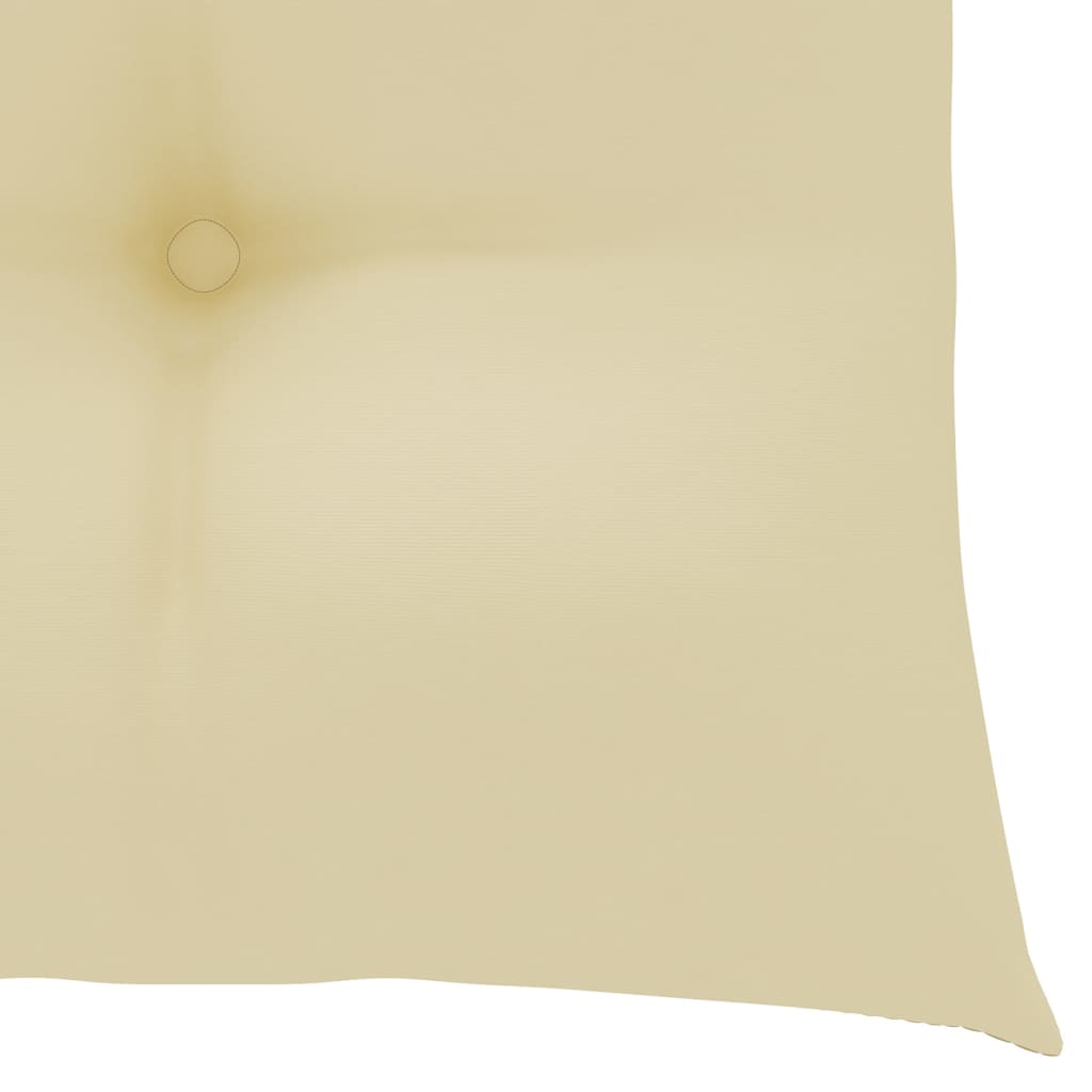 foldbare havestole 4 stk. med hynder massivt teaktræ