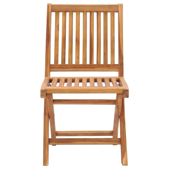 foldbare havestole 6 stk. massivt teaktræ