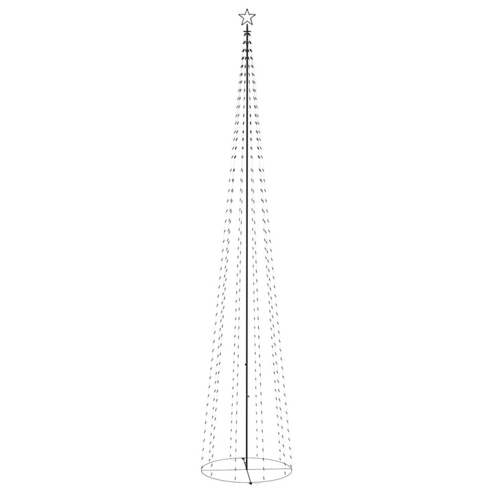 lysende juletræ 160x500 cm 752 LED'er blåt lys