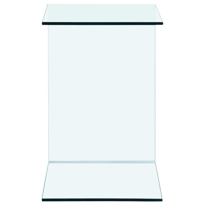 sidebord 40x40x60 cm hærdet glas