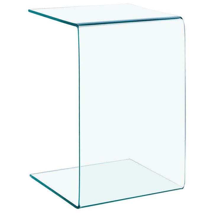 sidebord 40x40x60 cm hærdet glas