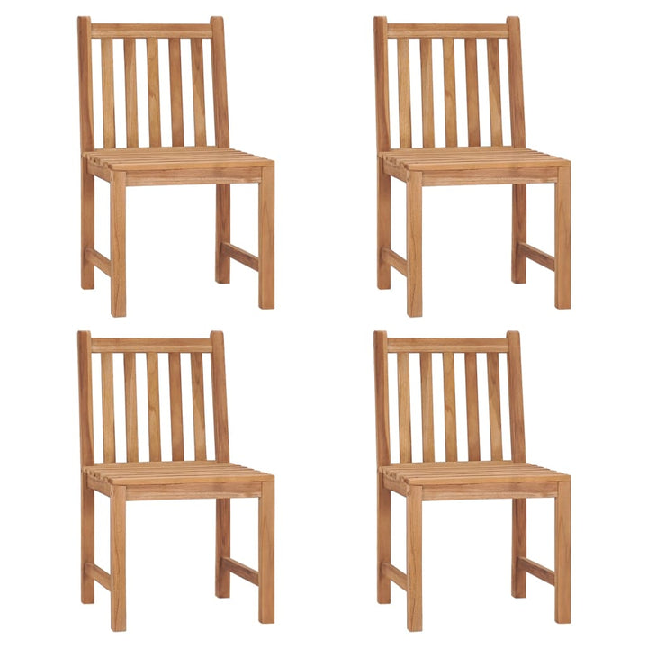 havestole 4 stk. massivt teaktræ