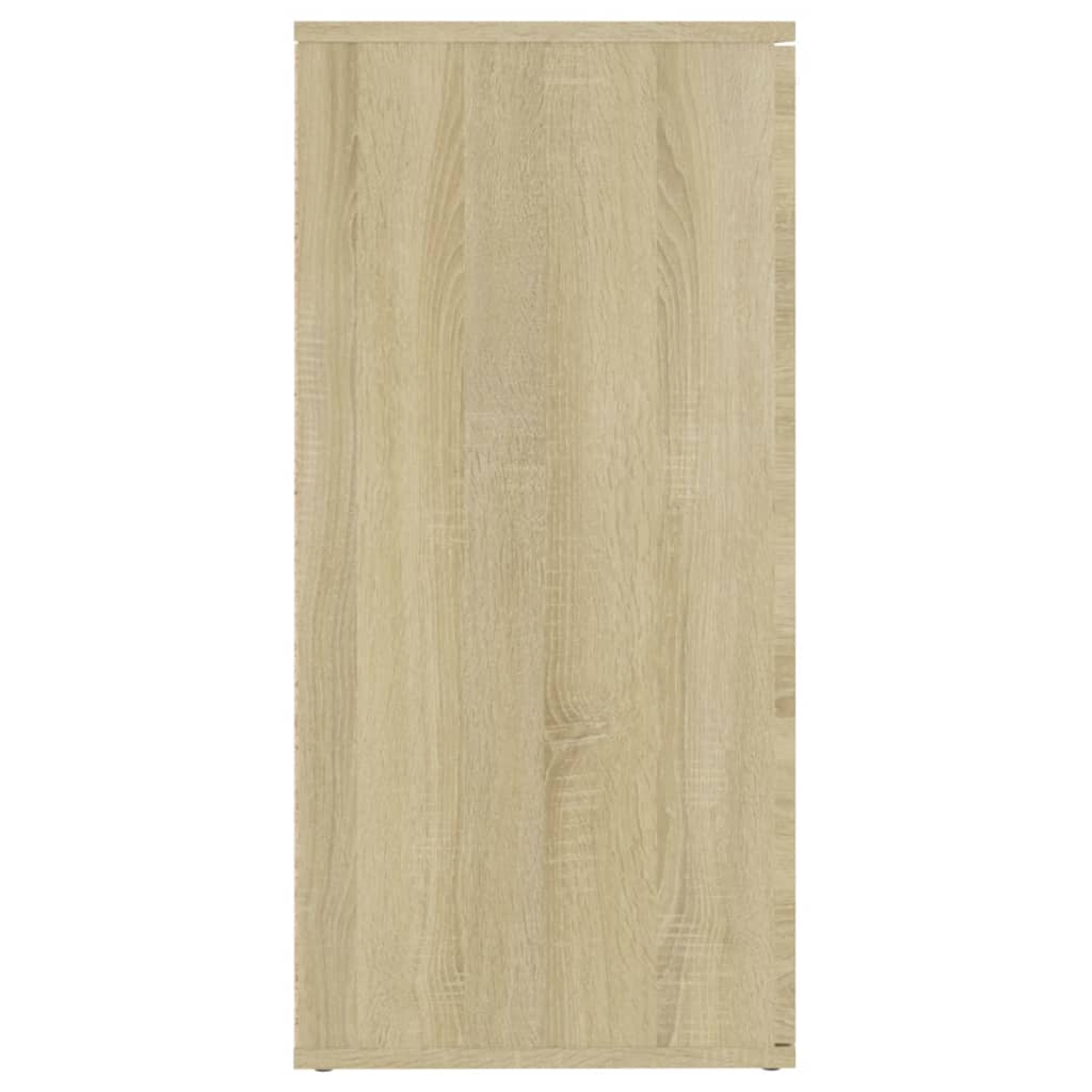 skænk 160x36x75 cm konstrueret træ sonoma-eg