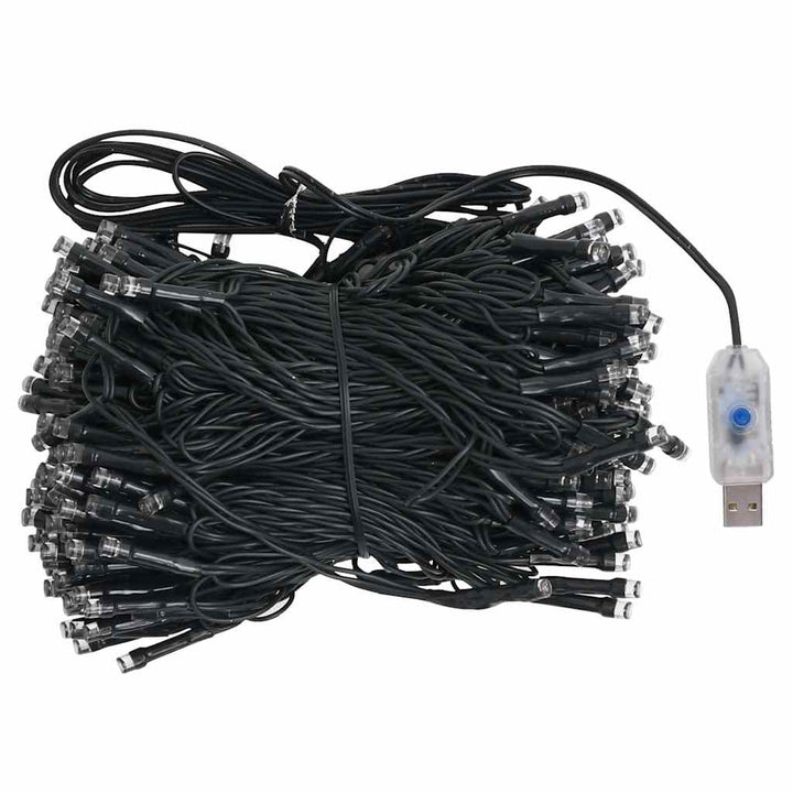 kunstigt juletræ med lys og kuglesæt 210 cm PVC grøn