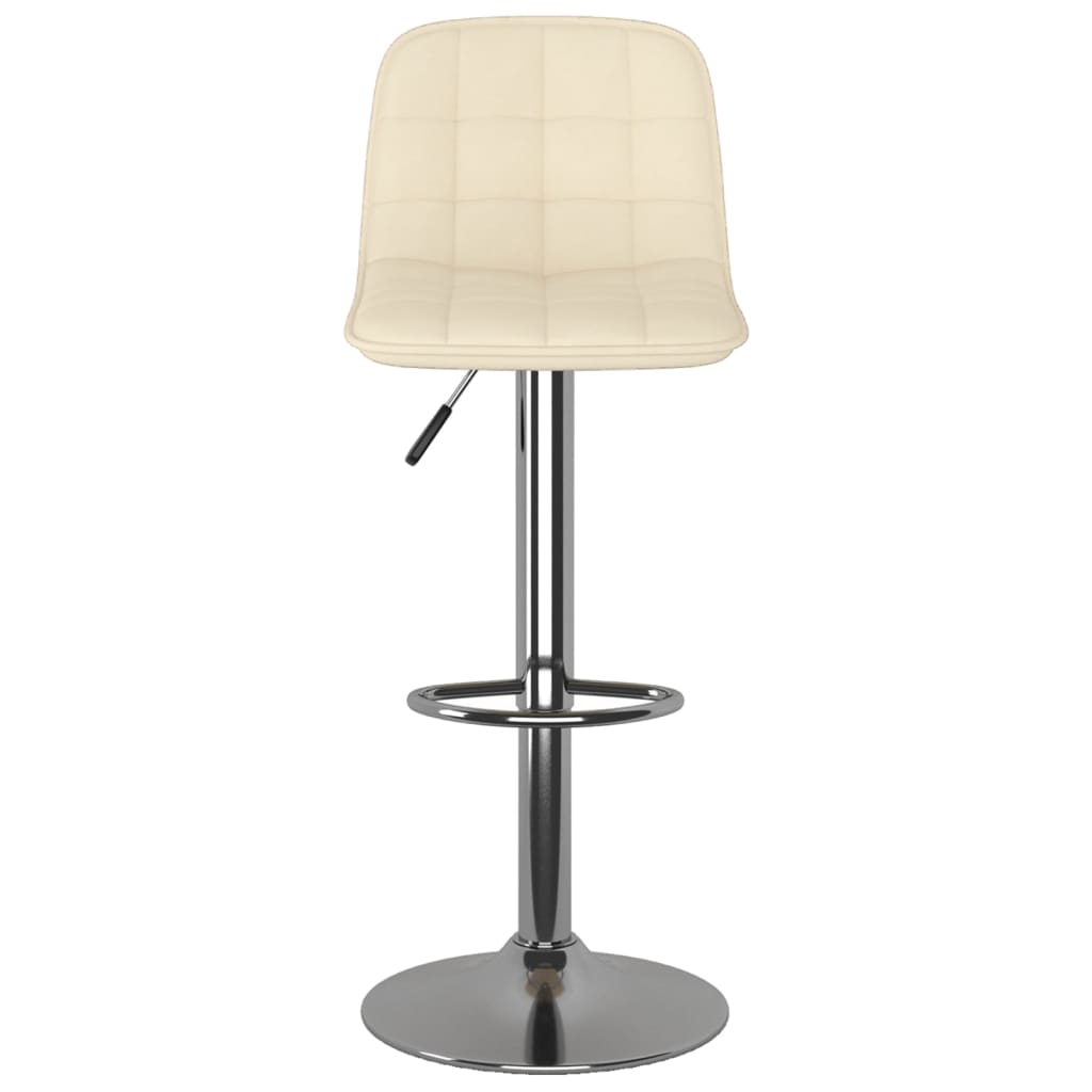 barstole 2 stk. stof cremefarvet