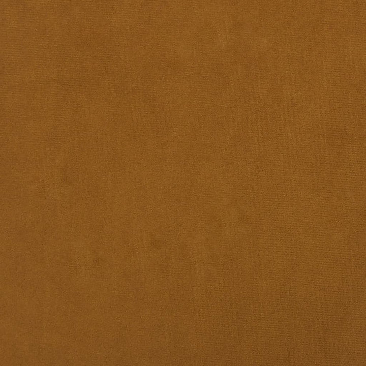 barstole 2 stk. fløjl brun