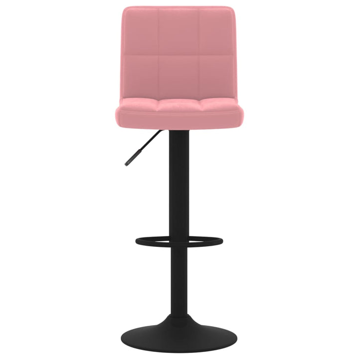 barstole 2 stk. fløjl pink