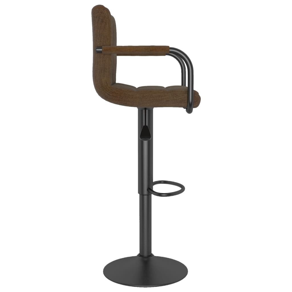 barstole 2 stk. stof brun