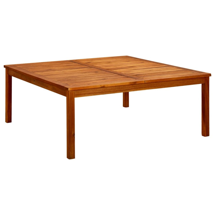 sofabord til haven 110x110x45 cm massivt akacietræ