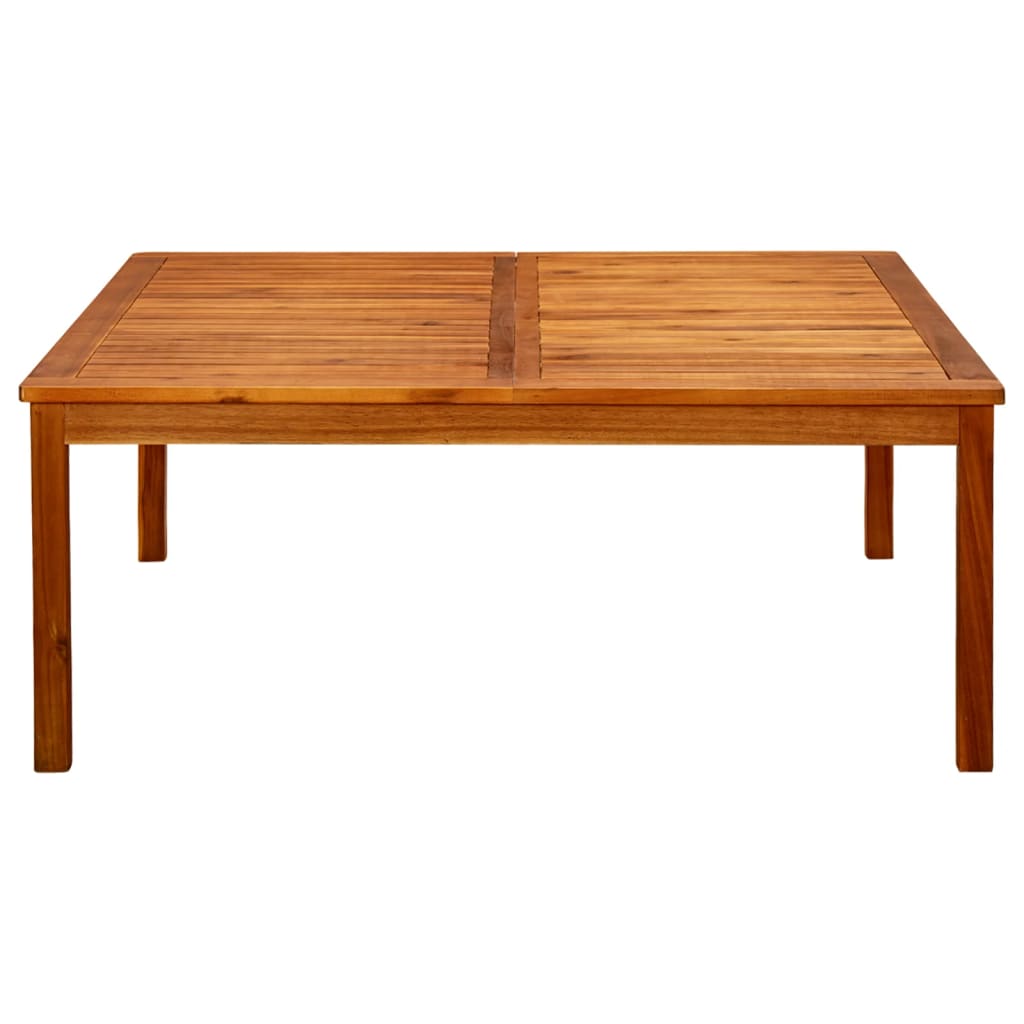 sofabord til haven 110x110x45 cm massivt akacietræ