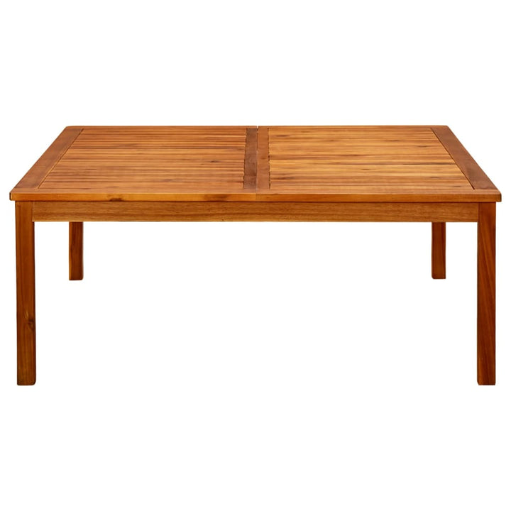 sofabord til haven 110x110x45 cm massivt akacietræ