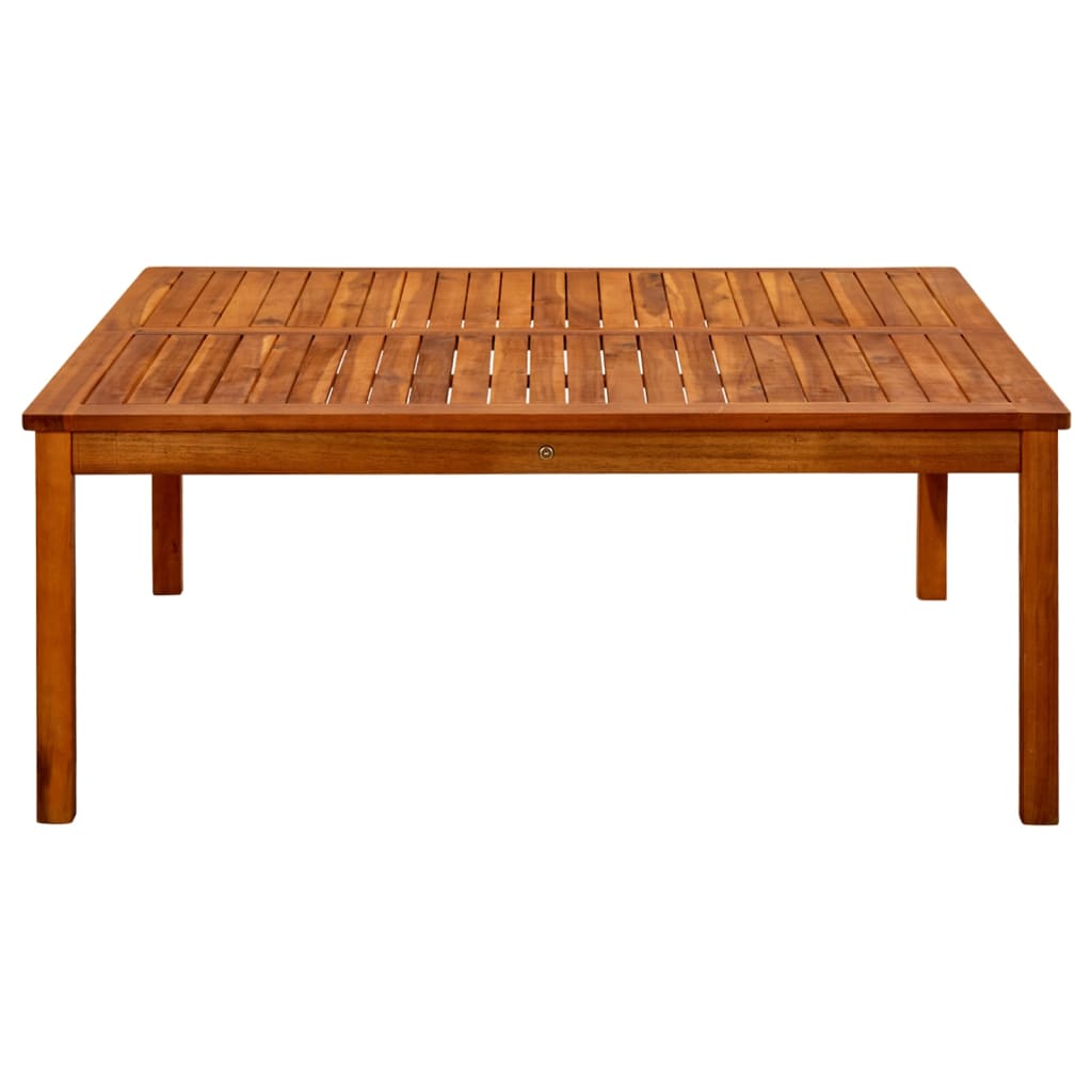 sofabord til haven 110x110x45 cm massivt akacietræ