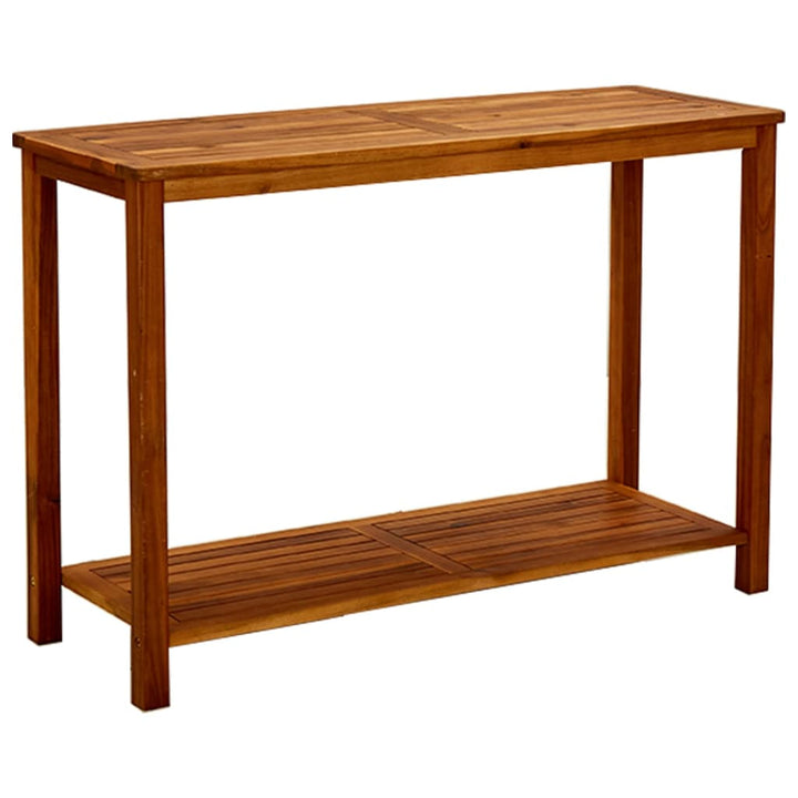 konsolbord til haven 110x40x75 cm massivt akacietræ