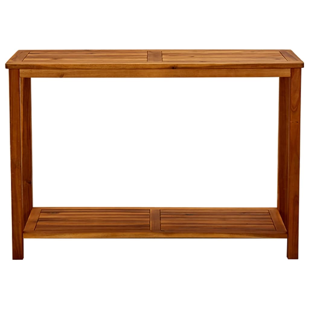 konsolbord til haven 110x40x75 cm massivt akacietræ