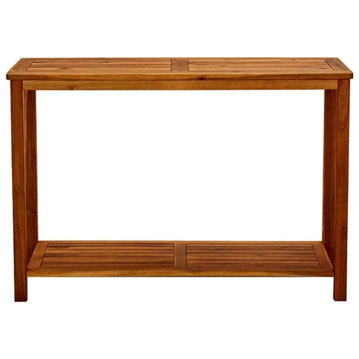 konsolbord til haven 110x40x75 cm massivt akacietræ