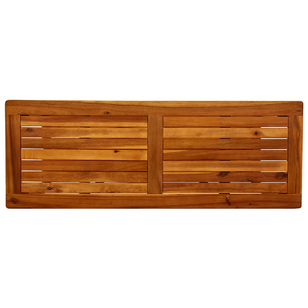 konsolbord til haven 110x40x75 cm massivt akacietræ