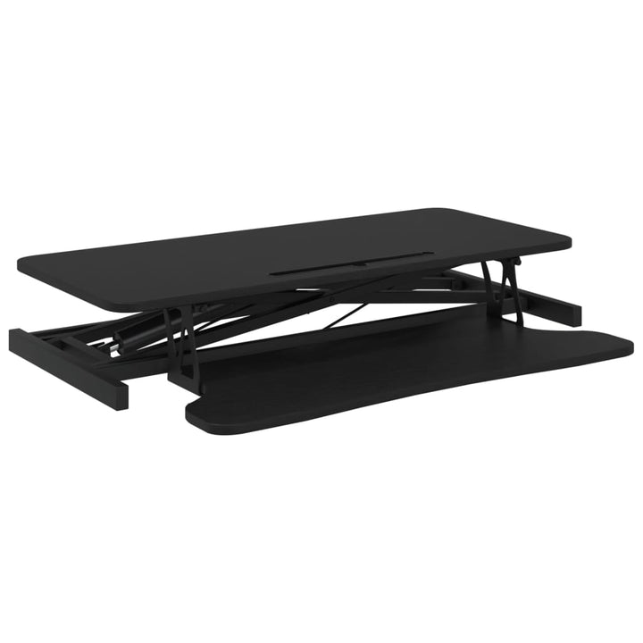 justerbart skrivebord 90x40x(13-50) cm stål konstrueret træ