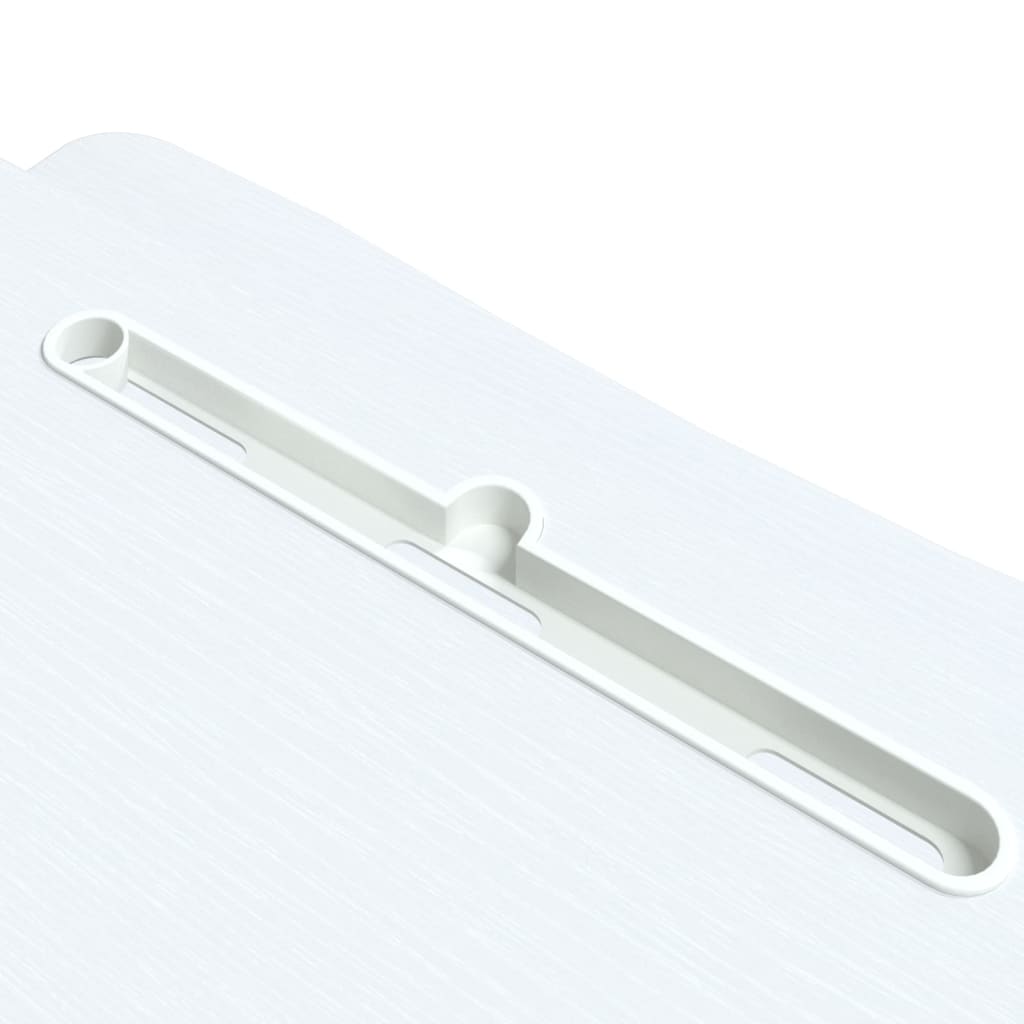 justerbart skrivebord 90x40x(13-50) cm stål konstrueret træ