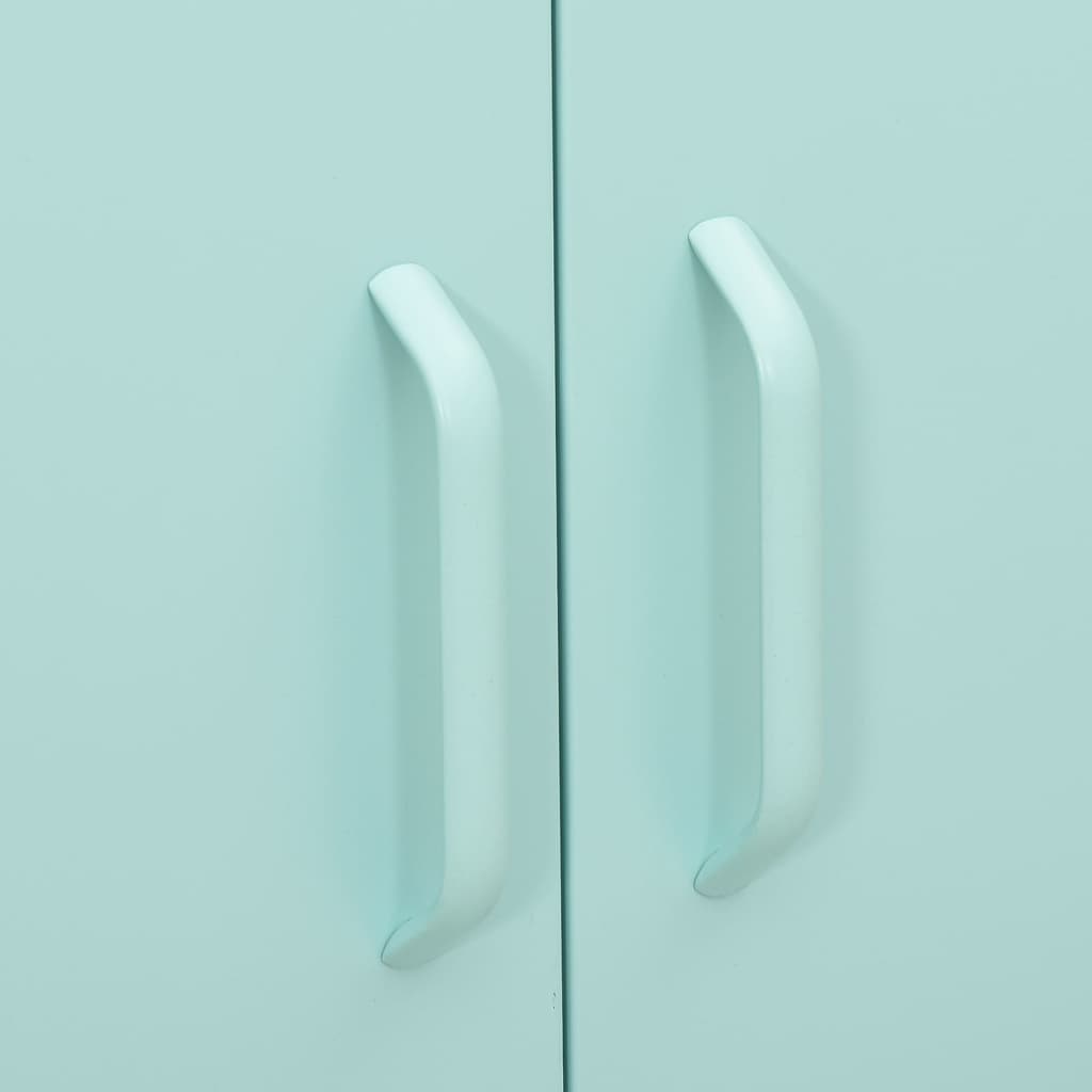 opbevaringsskab 80x35x101,5 cm stål mintgrøn