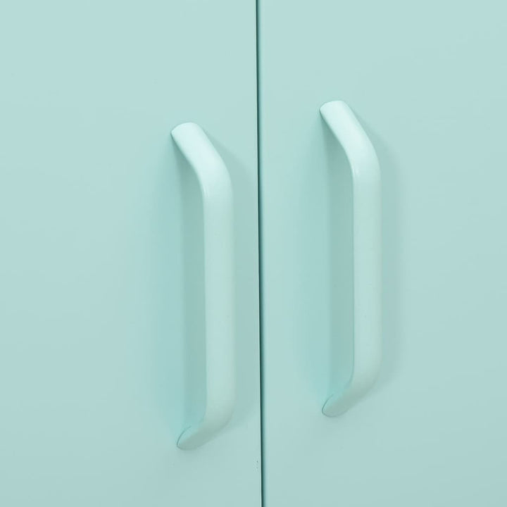 opbevaringsskab 80x35x101,5 cm stål mintgrøn