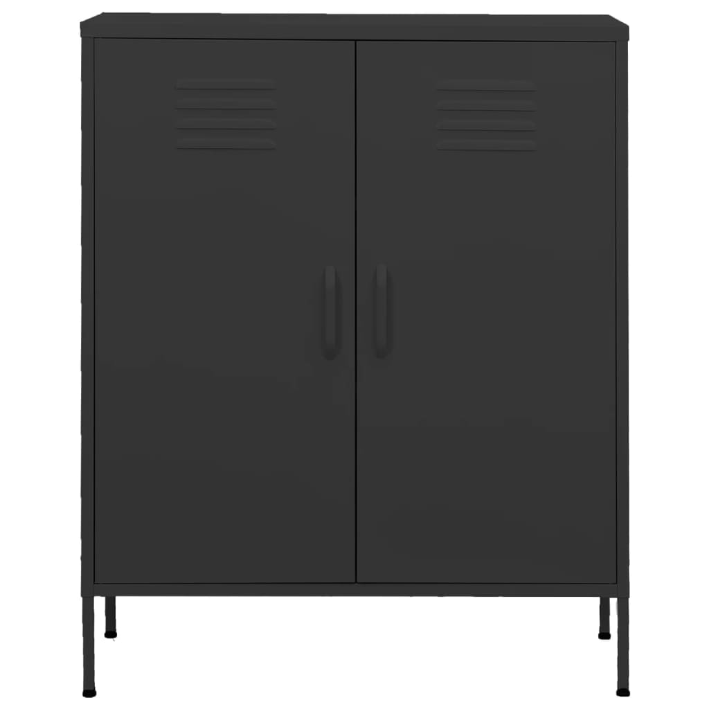 opbevaringsskab 80x35x101,5 cm stål antracitgrå