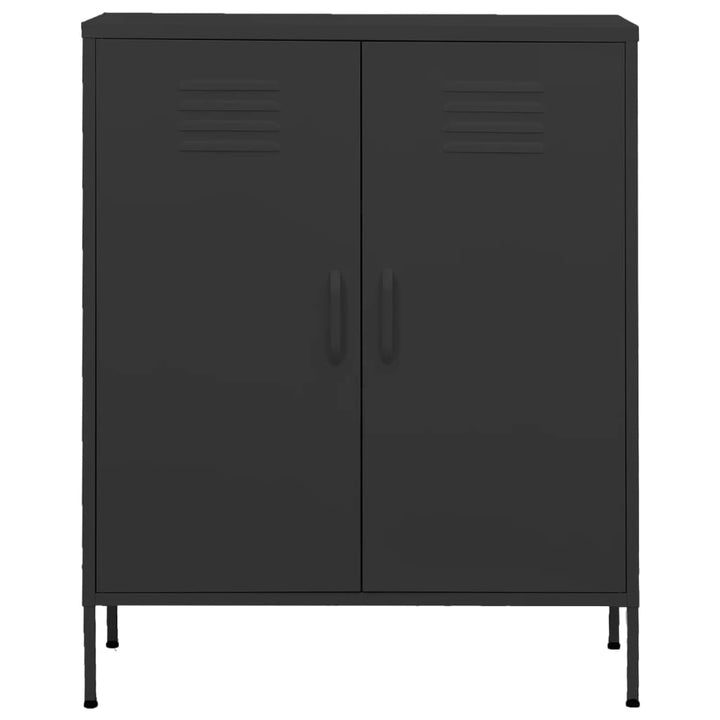 opbevaringsskab 80x35x101,5 cm stål antracitgrå