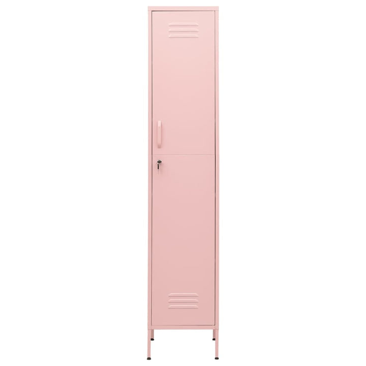 skab 35x46x180 cm stål pink