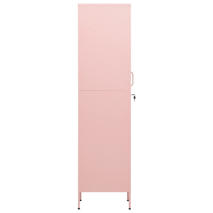 skab 35x46x180 cm stål pink
