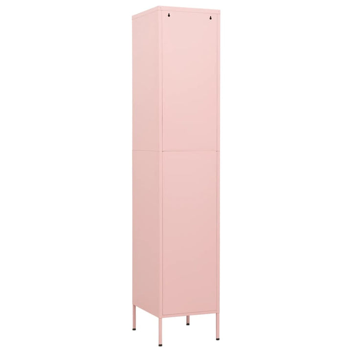 skab 35x46x180 cm stål pink