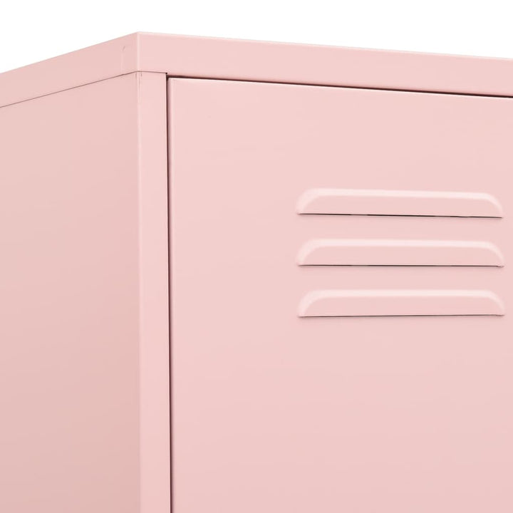 skab 35x46x180 cm stål pink