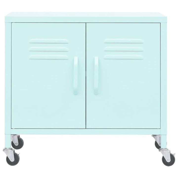opbevaringsskab 60x35x56 cm stål mintgrøn
