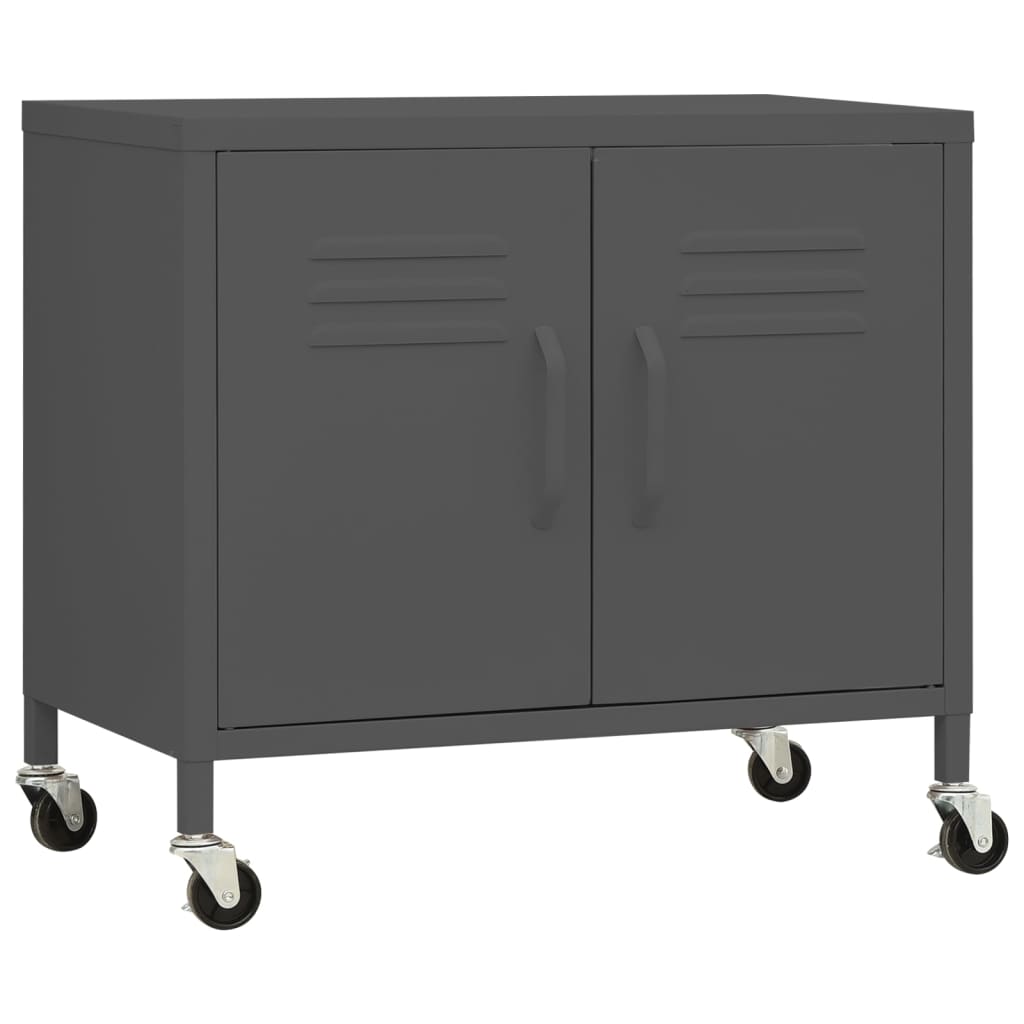 opbevaringsskab 60x35x56 cm stål antracitgrå