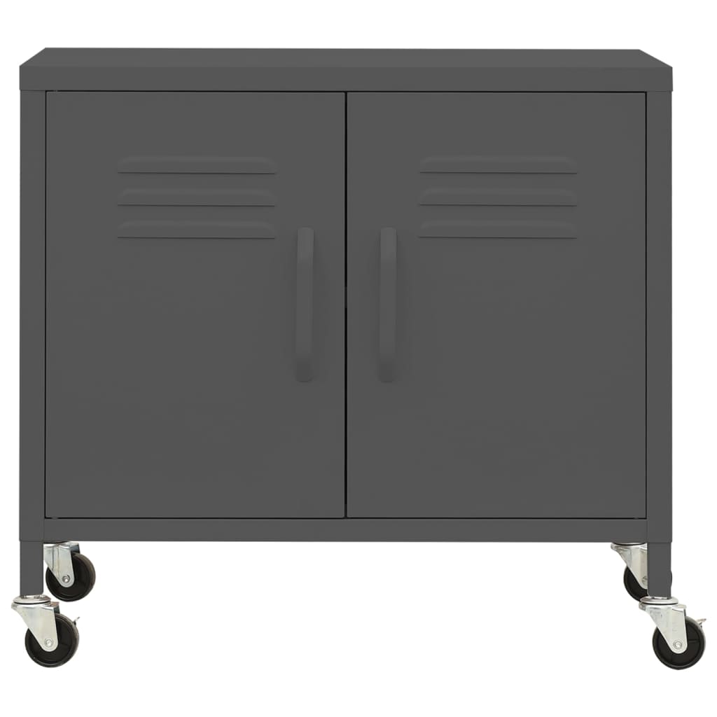 opbevaringsskab 60x35x56 cm stål antracitgrå