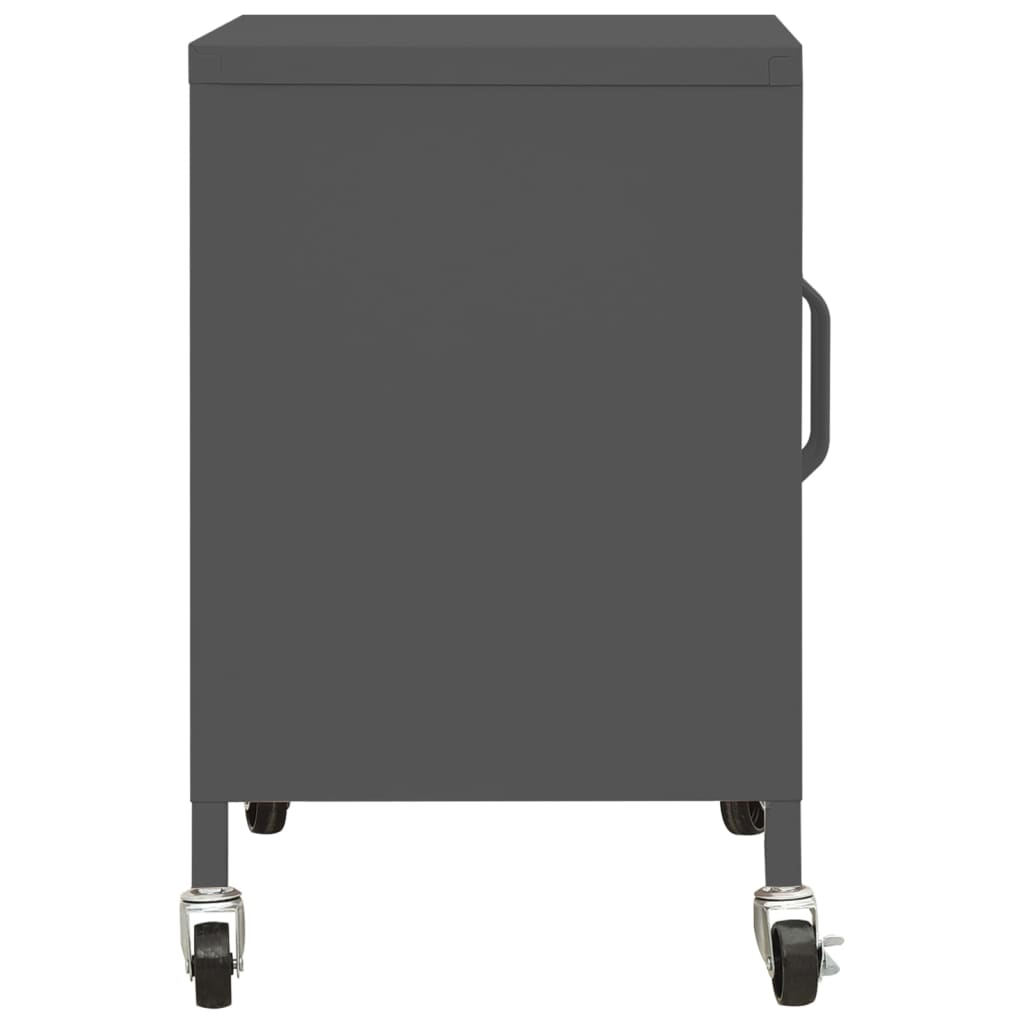 opbevaringsskab 60x35x56 cm stål antracitgrå