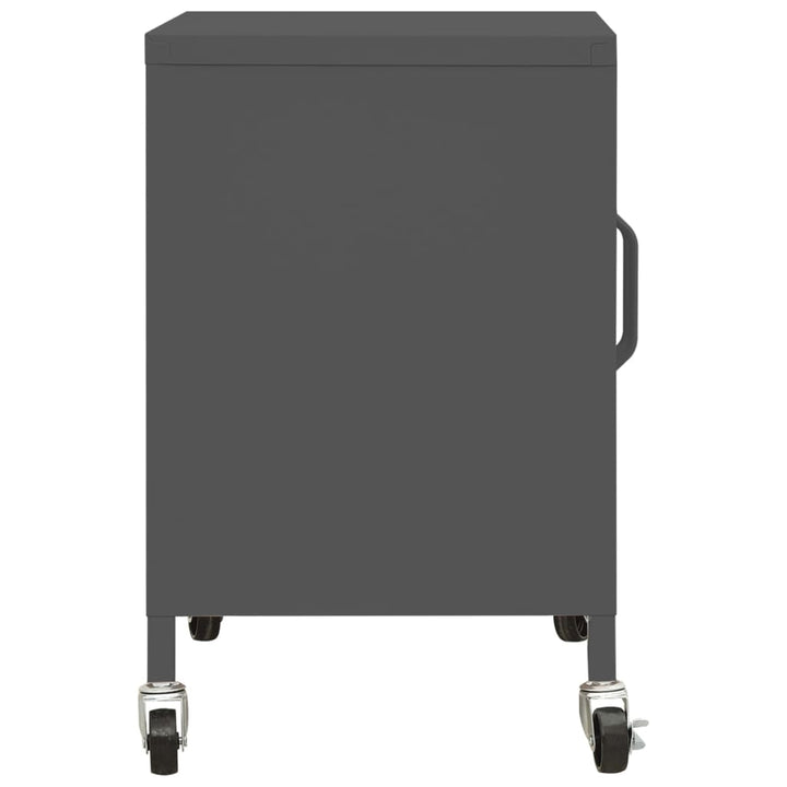 opbevaringsskab 60x35x56 cm stål antracitgrå