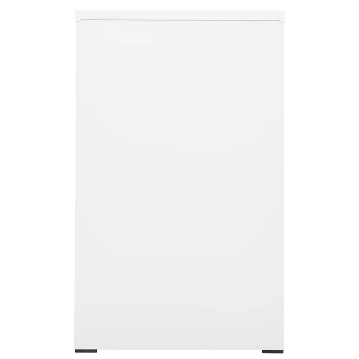 arkivskab 46x62x102,5 cm stål hvid