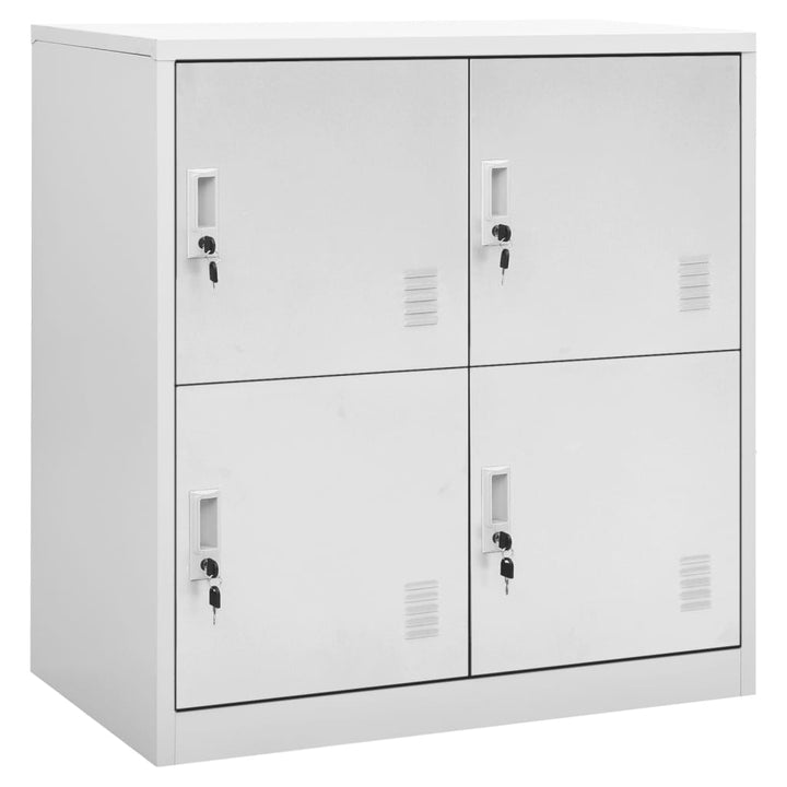 skab 90x45x92,5 cm stål lysegrå