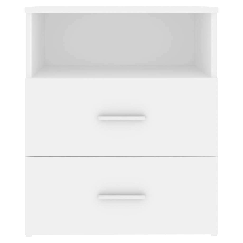 sengeskabe 2 stk. 50x32x60 cm hvid
