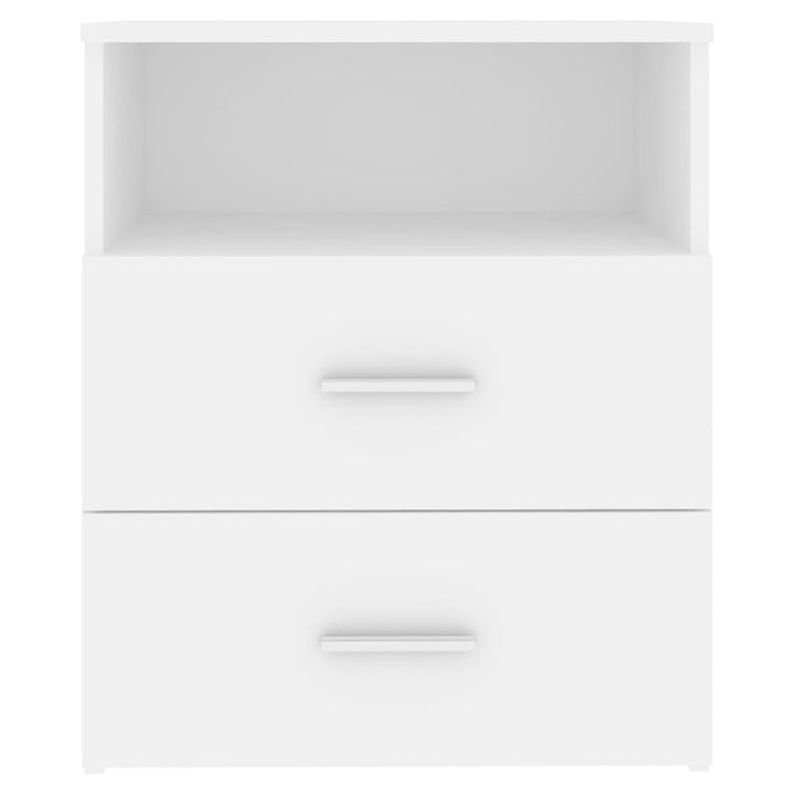 sengeskabe 2 stk. 50x32x60 cm hvid