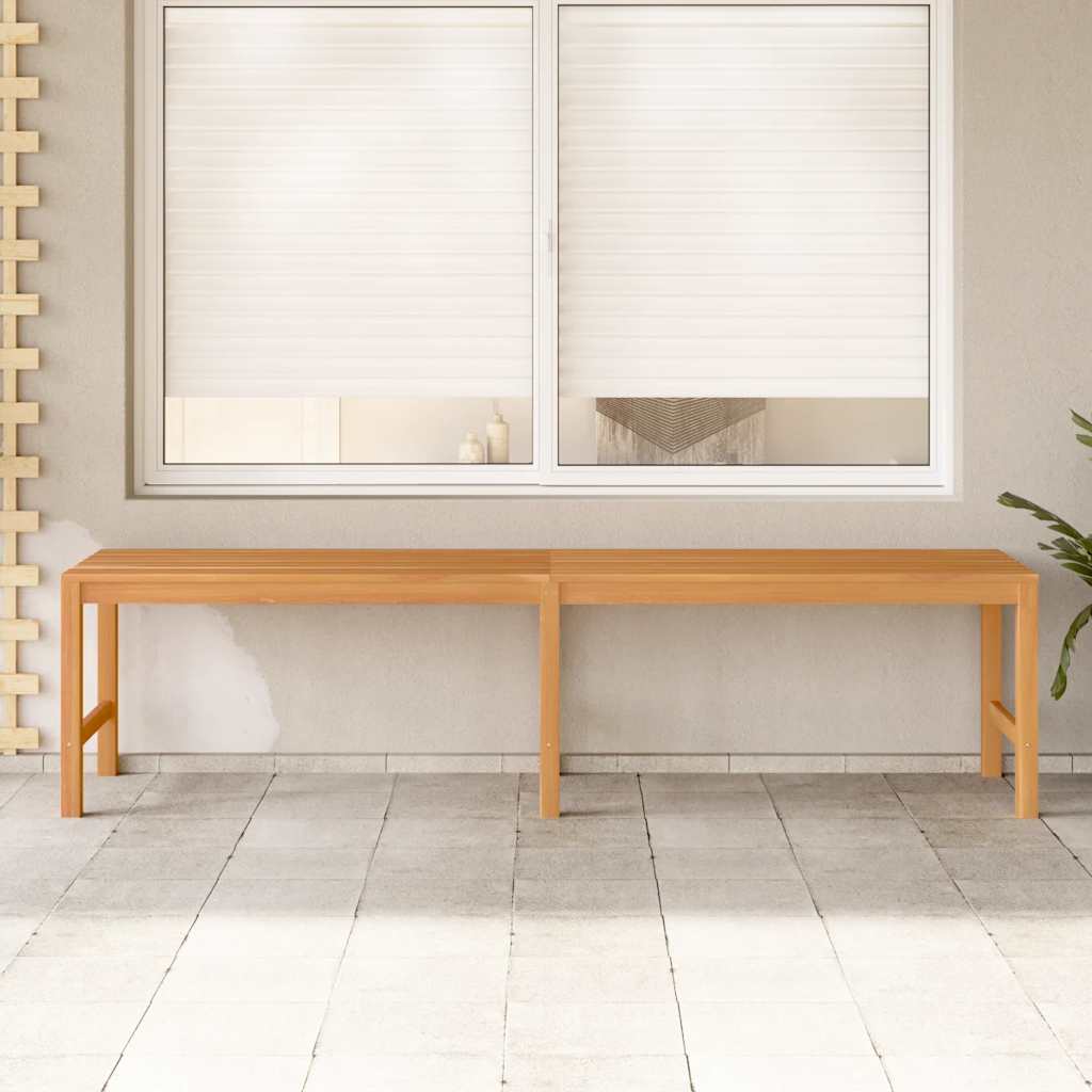 havebænk 180 cm massivt teaktræ