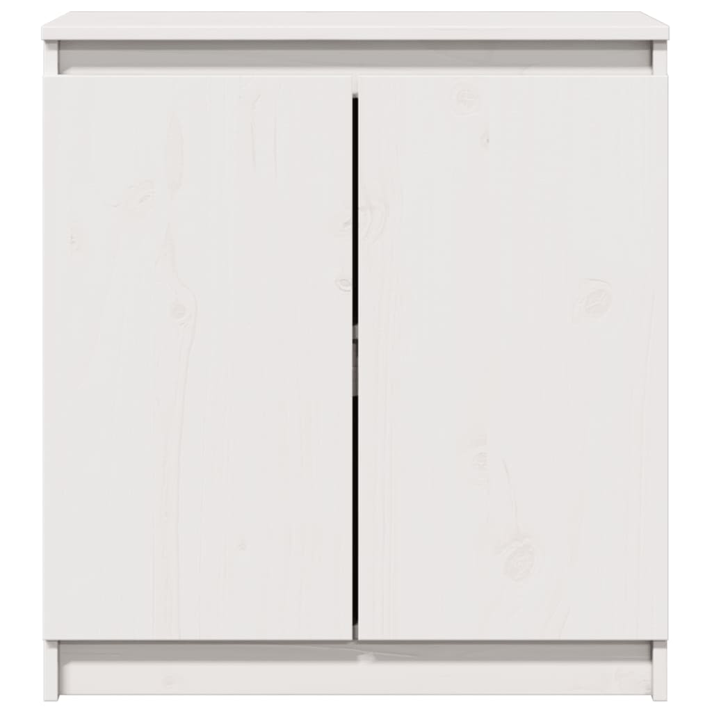 skab 60x36x65 cm massivt fyrretræ hvid