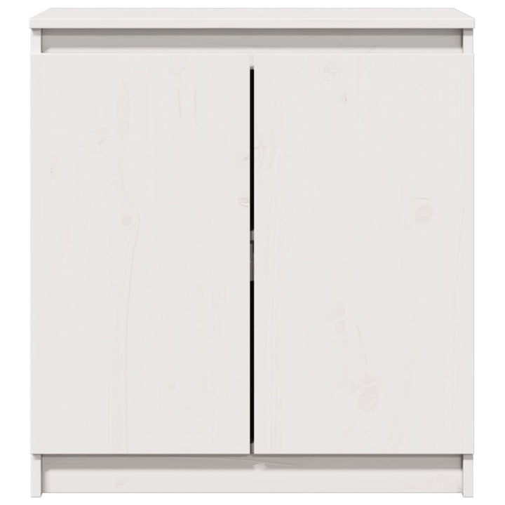 skab 60x36x65 cm massivt fyrretræ hvid