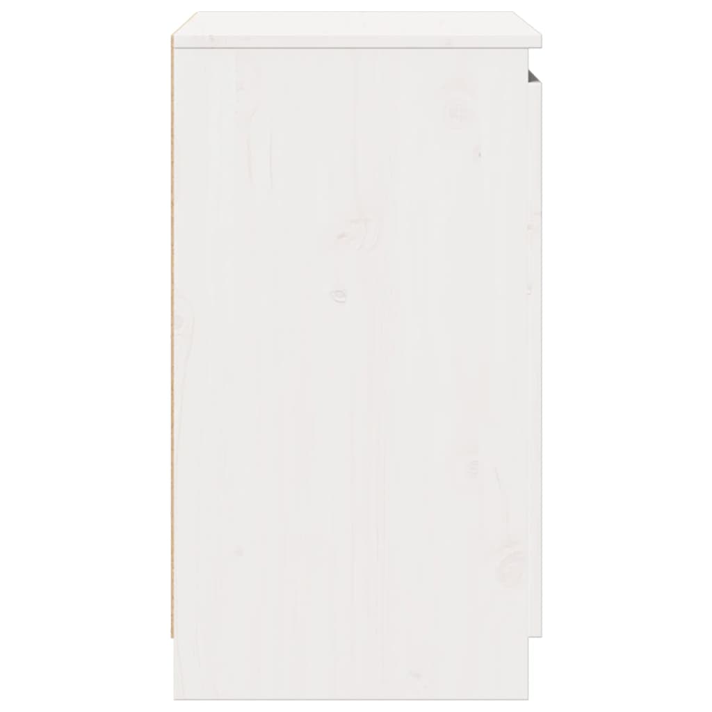 skab 60x36x65 cm massivt fyrretræ hvid