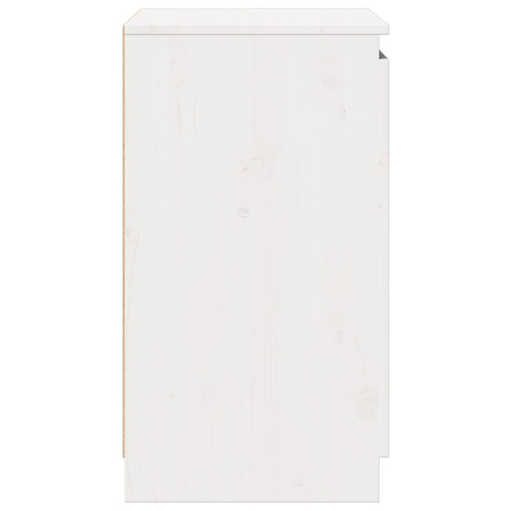 skab 60x36x65 cm massivt fyrretræ hvid